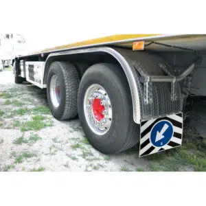 Coppia paraspruzzi camion in pvc con segnali – 53×37 cm