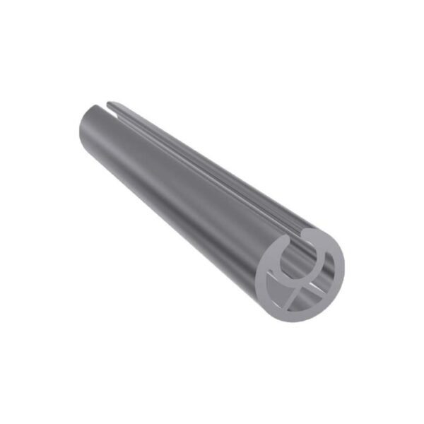 profilo in alluminio ø34 anodizzato l=3000