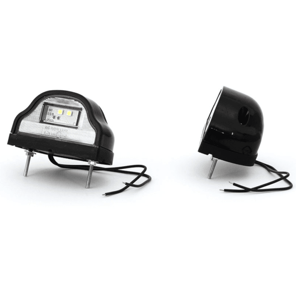 Luce targa a led nera destra – sinistra 12/24v