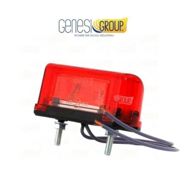 Luce targa alogena rossa destra – sinistra 12/24v