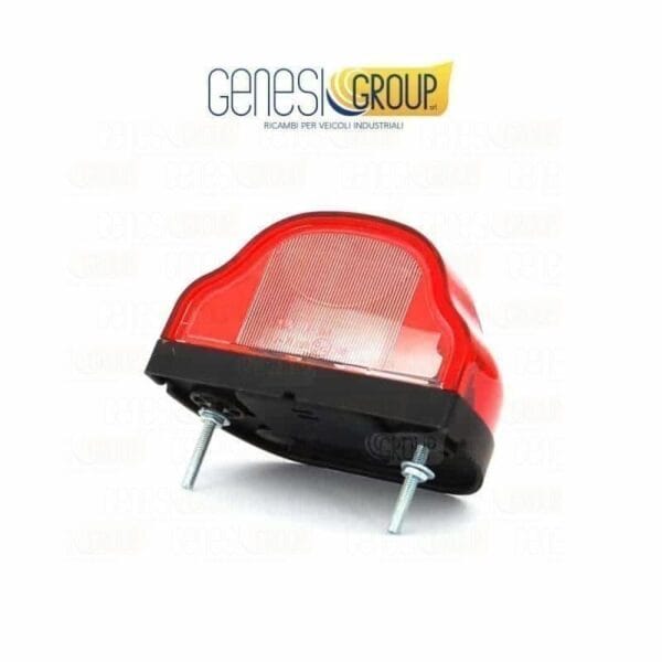 Luce targa alogena rossa destra – sinistra 12/24v