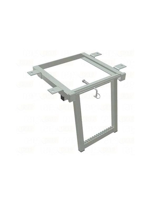 Scaletta leggera zincata estraibile a 1 gradino