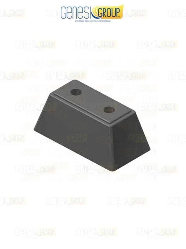 Tampone paracolpi in gomma 170x90x70