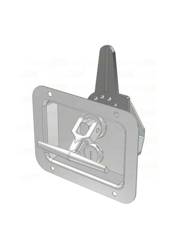 Chiusura incassata inox regolabile da 35÷50