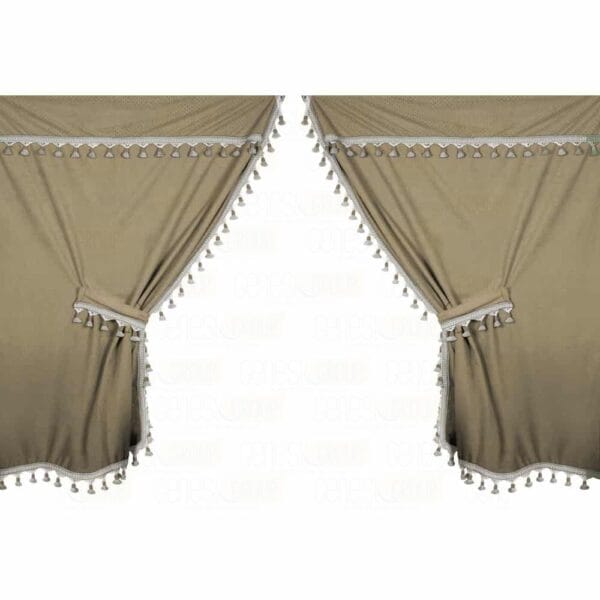 Premiere, set tende in microfibra per camion – beige