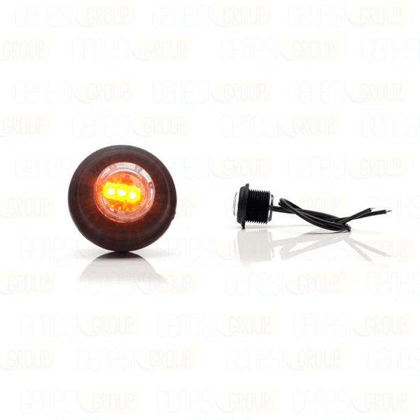 Fanalino ingombro colore arancio 12v/24v