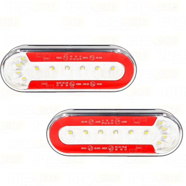 Kit di luci led neon, con 4 funzioni, mini design per bisarche, carrelli universali  12/24v