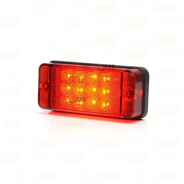 Fanale full led universale monofunzione posteriore 12v/24v utilizzato per fendinebbia