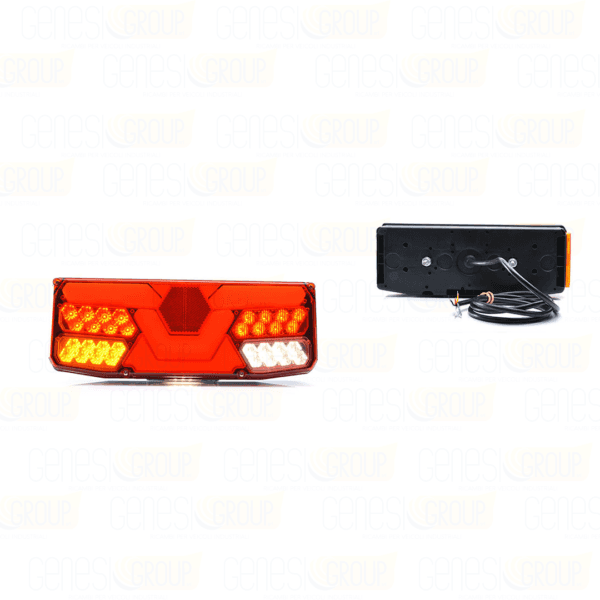 Gruppo ottico posteriore full led per motrice w138dp – w138dl attacco universale