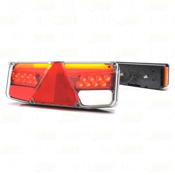 Gruppo ottico posteriore led rimorchio – semirimorchio 12v/24v freccia dinamica w170dd