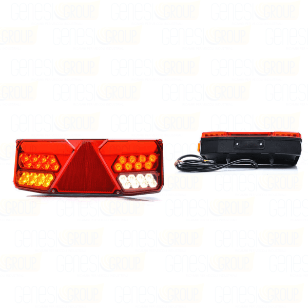 Gruppo ottico posteriore full led per rimorchio – semirimorchi w137l – w137p