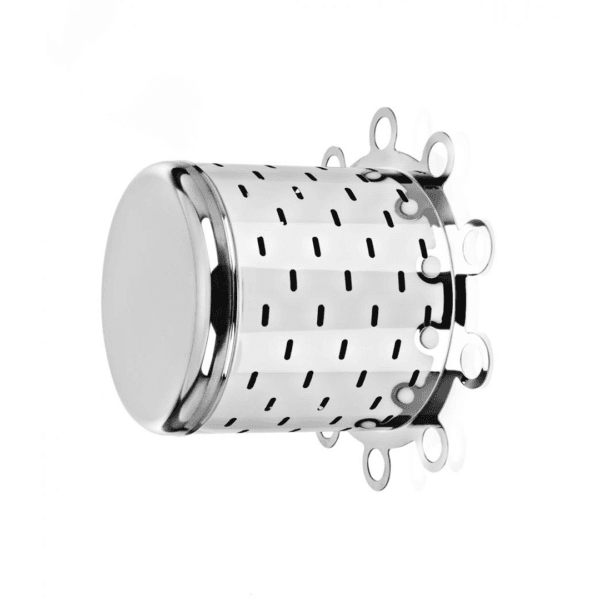 Coprimozzo in acciaio inox per asse posteriore, altezza 250 mm 