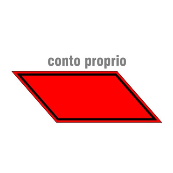 Dispositivi segnaletici per trasporto conto proprio