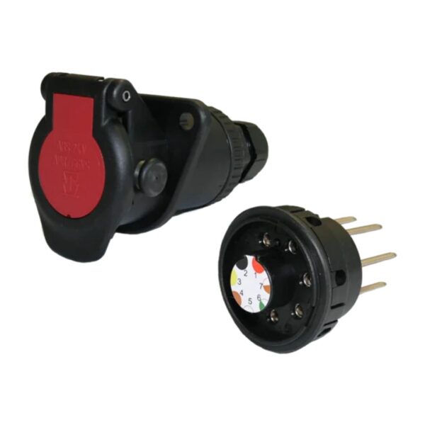 presa 7 poli abs/ebs/adr 24v – iso 7638-1