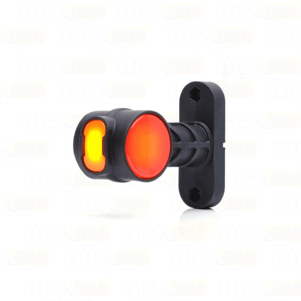 Cornetto laterale led 3 funzioni 12/24v corto – dritto effetto neon