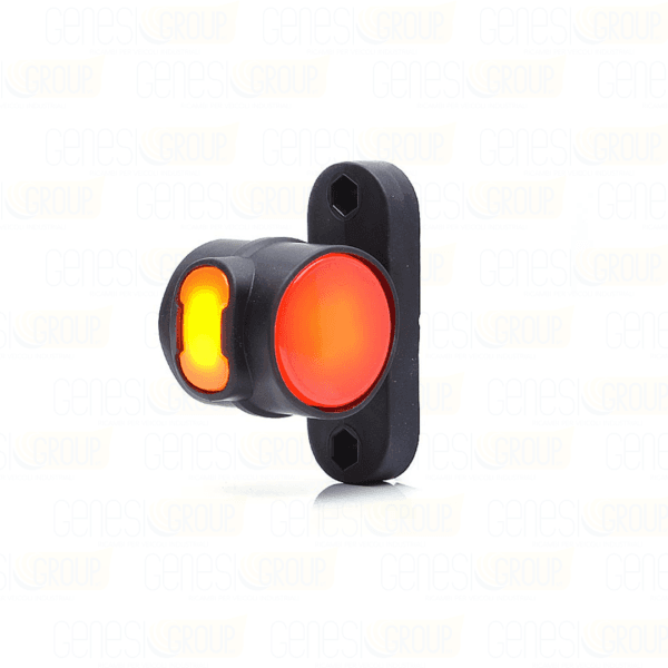Cornetto laterale led 3 funzioni 12/24v stretto effetto neon