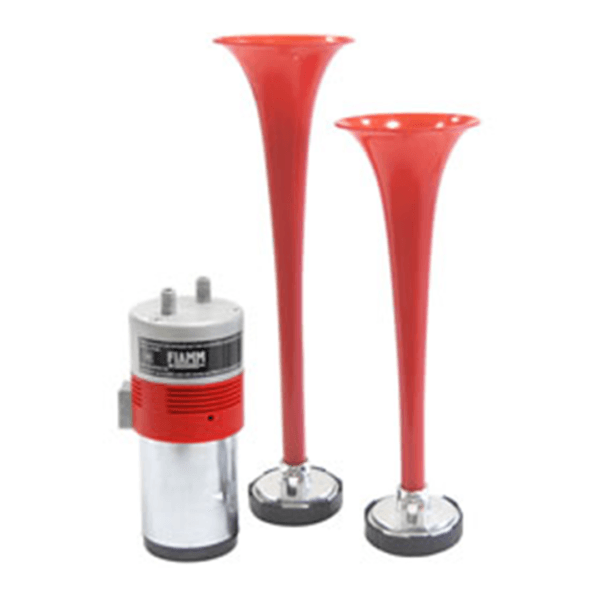 Tromba 2 suoni alternati fiamm ala completa di compressore 12v