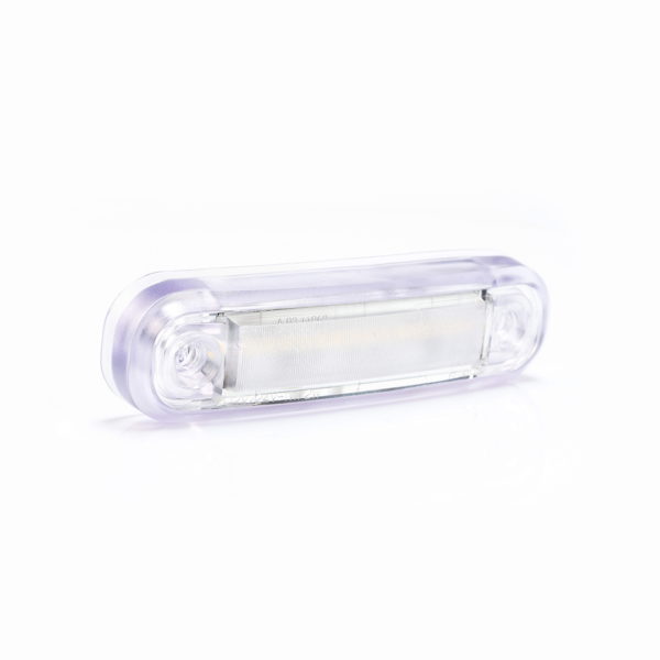 Fanalino a led effetto neon bianco 12/24v con guscio in gomma