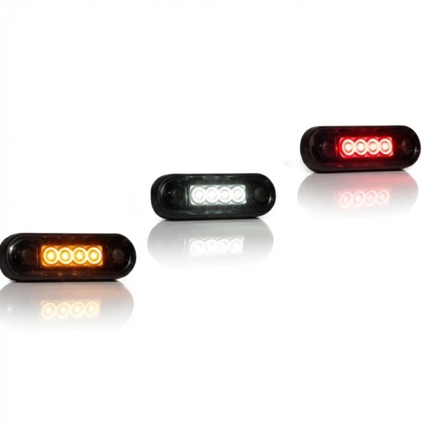 Fanalino ingombro dark 4 led 3 varianti colore