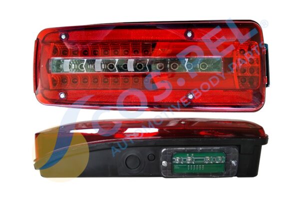 fanale posteriore sx full led man euro 6 con luce targa